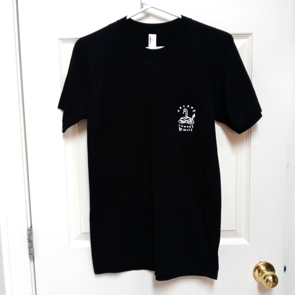 Snakes and Belts Arcade Tee Shirt NWOT